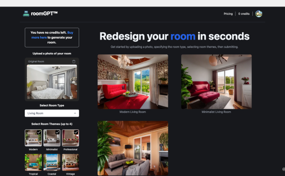 RoomGPT：用AI重新設(shè)計(jì)你的房間