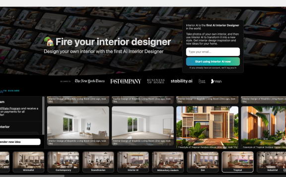 Interior AI：你的室內(nèi)設(shè)計(jì)AI助手