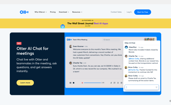 Otter.ai：讓會議記錄更高效