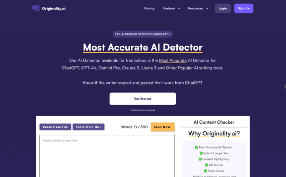 Originality AI：原創(chuàng)度和AI內(nèi)容檢測工具