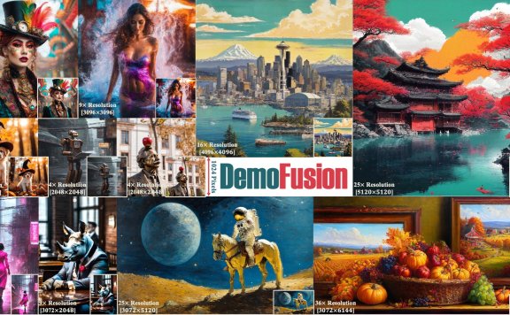 DemoFusion-超高分辨率圖像生成工具