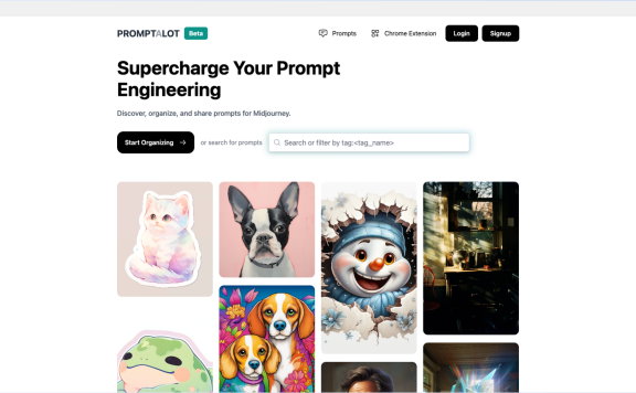 Promptalot-Midjourney提示詞分享平臺