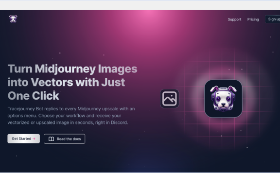 TraceJourney: 一鍵將Midjourney圖像轉換為矢量圖