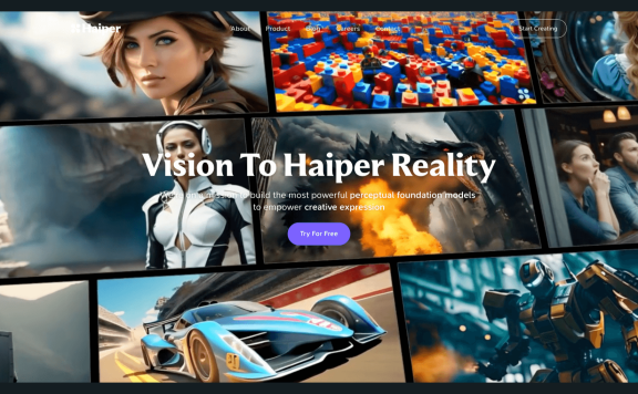 Haiper - AI視頻生成和重繪工具