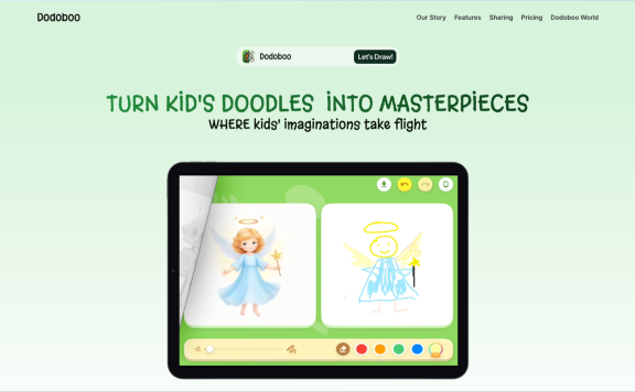 DoDoBoo-AI驅(qū)動的兒童繪畫產(chǎn)品